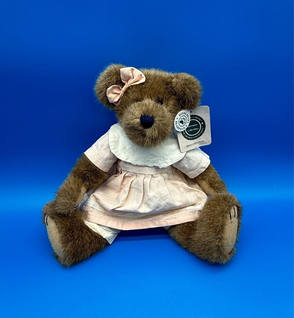 Boyds Bears Mikayla Springbeary #912624 Archive Collection Plush Bear w/ Tags